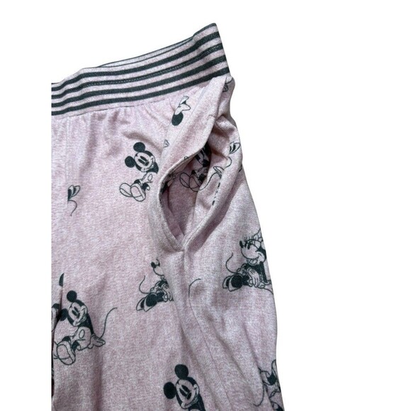 Disney Womens Size Medium Pink Pajama Set Mickey Minnie Mouse Costco - Soft- PJs - Picture 5 of 10